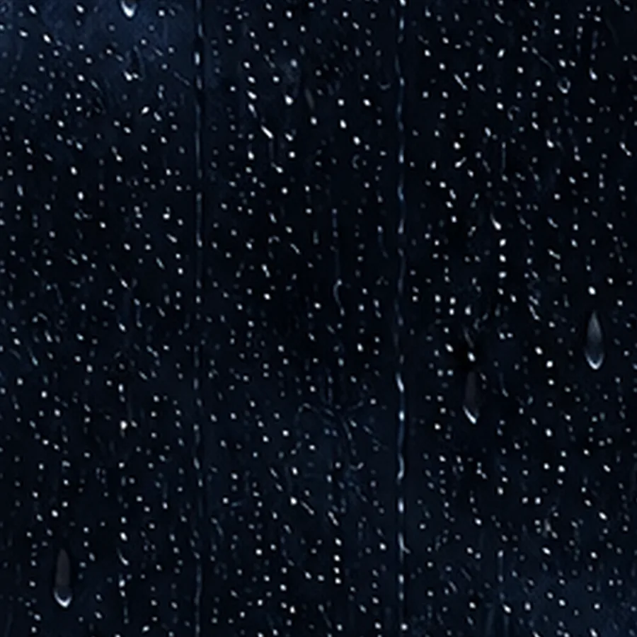 V3印刷候補の雨粒を100%表示したクロップ。細かな雨粒と暗い窓面が見える